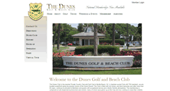 Desktop Screenshot of dunesclub.net